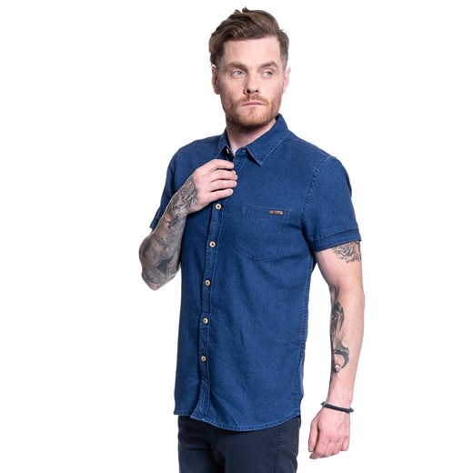 MĘSKA KOSZULA JEANS MUSTANG CHRIS SOFT TWILL 1009867 5335 ze sklepu YouNeedit.pl w kategorii Koszule męskie - zdjęcie 180291567