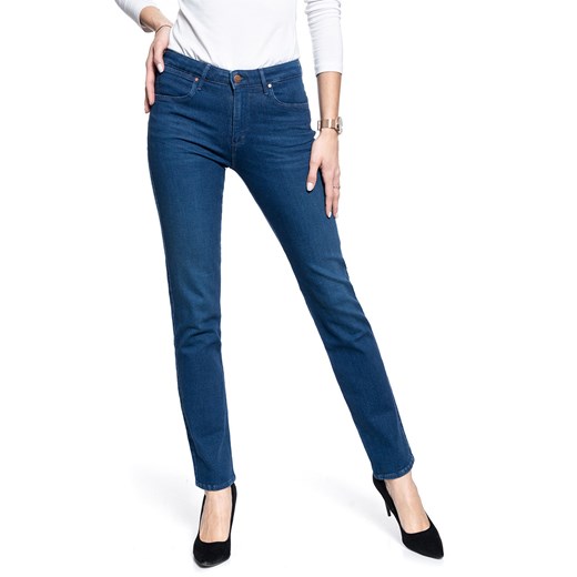 SPODNIE DAMSKIE WRANGLER STRAIGHT DEEP WATERS W28TJN69D 112128500 ze sklepu YouNeedit.pl w kategorii Jeansy damskie - zdjęcie 180291608