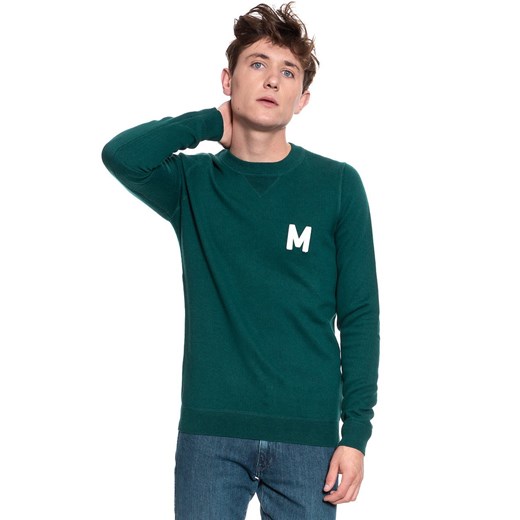 MUSTANG Emil C Jumper MĘSKI SWETER KLASYCZNY DEEP TEAL 1008650 6433 ze sklepu YouNeedit.pl w kategorii Swetry męskie - zdjęcie 180291735