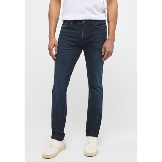 Męskie Spodnie Jeansowe MUSTANG Frisco Skinny DENIM BLUE 1013613 5000 983 ze sklepu YouNeedit.pl w kategorii Jeansy męskie - zdjęcie 180291745