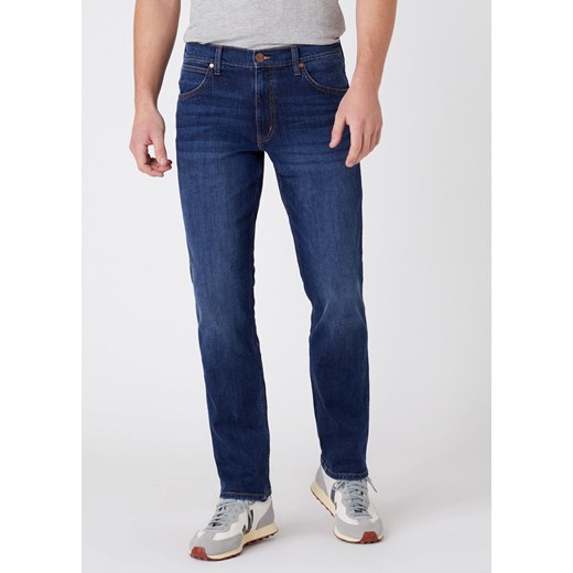 MĘSKIE SPODNIE JEANSOWE WRANGLER GREENSBORO DARK STORM W15QLP36N 112126968 ze sklepu YouNeedit.pl w kategorii Jeansy męskie - zdjęcie 180292149