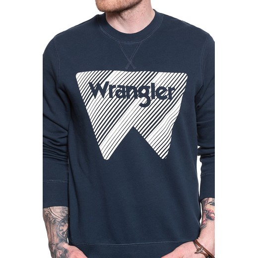 WRANGLER CREW SWEAT NAVY W6M3HA114 112130741 Wrangler M YouNeedit.pl