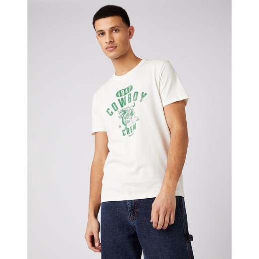 MĘSKI T-SHIRT WRANGLER COLLEGIATE TEE OFF WHITE W7K2D3737 112141564 Wrangler XXL YouNeedit.pl
