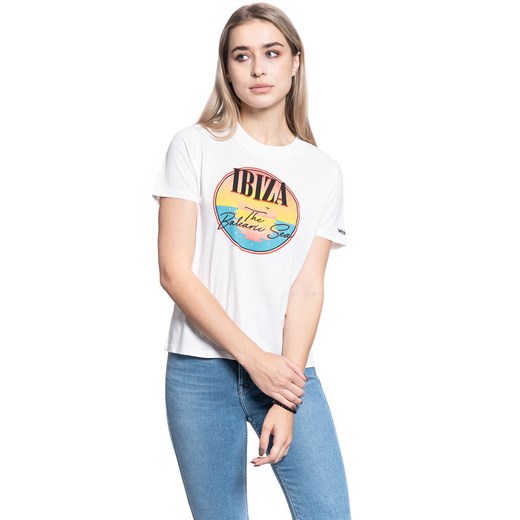 DAMSKA KOSZULKA WRANGLER HIGH RIB REGULAR TEE OFF WHITE W7N9EV737 112131986 ze sklepu YouNeedit.pl w kategorii Bluzki damskie - zdjęcie 180292887