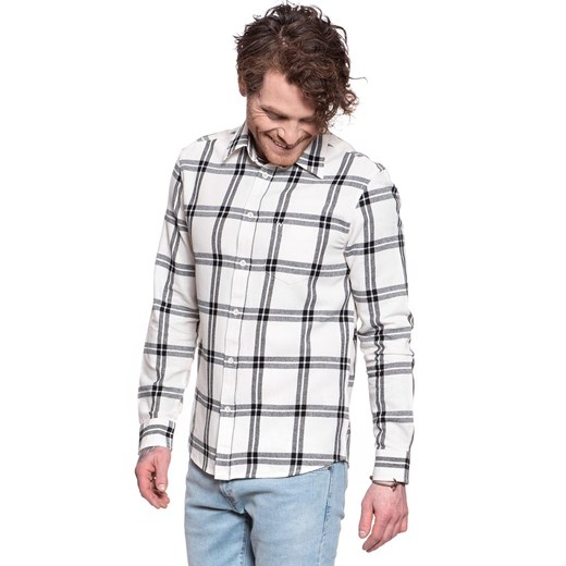 KOSZULA MĘSKA W KRATĘ WRANGLER LS 1 PKT SHIRT OFF WHITE W5A1T2737 112129985 Wrangler S YouNeedit.pl