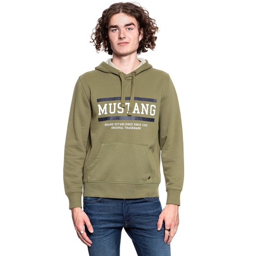 MUSTANG BLUZA Bennet H Logo BURNT OLIVE 1008008 6358 Mustang L YouNeedit.pl