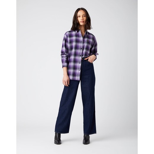 DAMSKA KOSZULA WRANGLER ONE POCKET OVERSHIRT PETUNIA PURPLE W5N52VP04 112141449 Wrangler S YouNeedit.pl