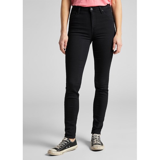 LEE SCARLETT HIGH DAMSKIE SPODNIE JEANSOWE BLACK RINSE 28 L626AE47 112114135 ze sklepu YouNeedit.pl w kategorii Jeansy damskie - zdjęcie 180293917