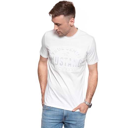MĘSKI T-SHIRT MUSTANG ALEX C PRINT 1009018 2045 ze sklepu YouNeedit.pl w kategorii T-shirty męskie - zdjęcie 180293919