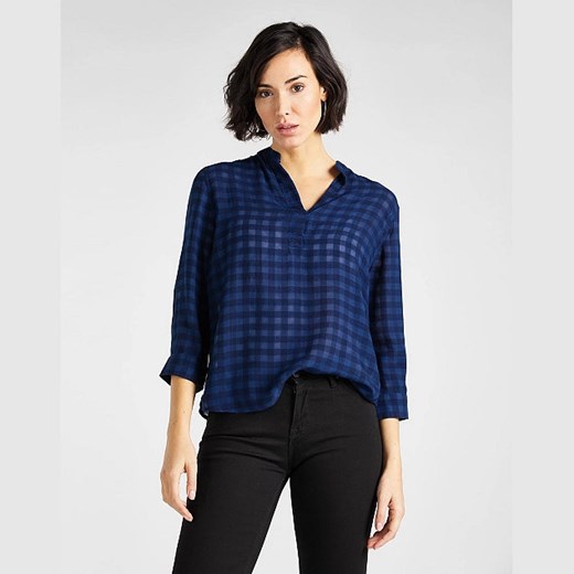 LEE ESSENTIAL BLOUSE DAMSKA BLUZKA W KRATĘ DARK NAVY L45VHTNM 112110614 ze sklepu YouNeedit.pl w kategorii Bluzki damskie - zdjęcie 180293998