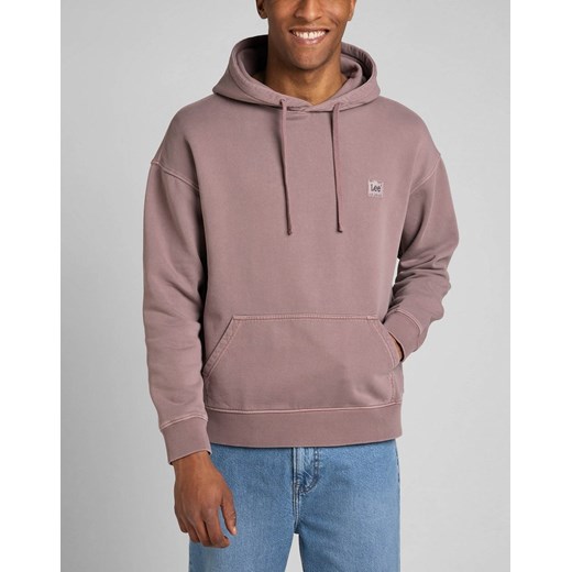 LEE CORE LOOSE HOODIE MĘSKA BLUZA KLASYCZNA LOGO KAPTUR PURPLE STORM L84WTJ70 112322637 ze sklepu YouNeedit.pl w kategorii Bluzy męskie - zdjęcie 180294307