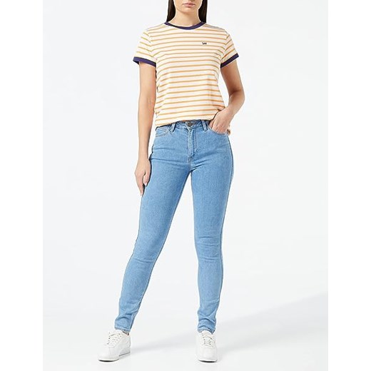 LEE STRIPE TEE RELAXED FIT MĘSKI T-SHIRT KOSZULKA RIDIANT YELLOW L43LAZLG Lee S YouNeedit.pl
