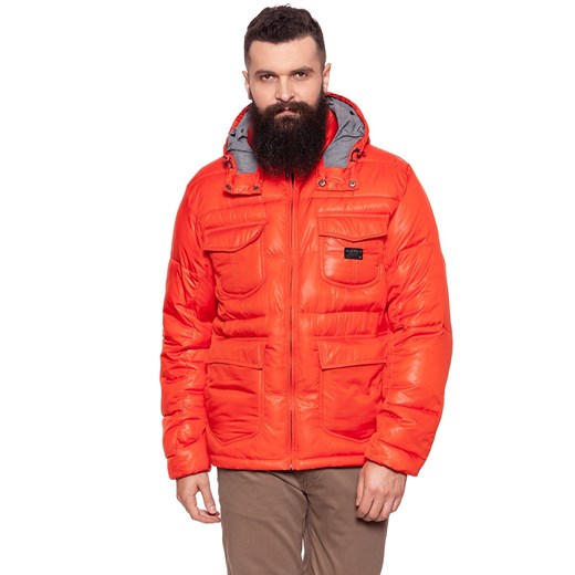 KURTKA ZIMOWA LEE LOCO PUFFA LAVA RED L87NWSAF ze sklepu YouNeedit.pl w kategorii Kurtki męskie - zdjęcie 180294516