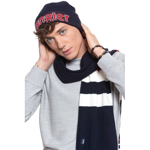 MĘSKA CZAPKA ZIMOWA WRANGLER KABEL BEANIE BLUE DEPTHS W0U1UHXJY 112125780 ze sklepu YouNeedit.pl w kategorii Czapki zimowe męskie - zdjęcie 180294626
