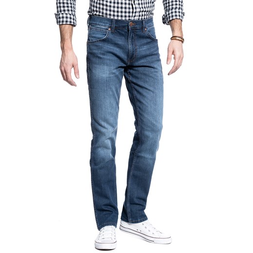 WRANGLER SPODNIE MĘSKIE GREENSBORO COOL POOL W15QE280W 112126891 ze sklepu YouNeedit.pl w kategorii Jeansy męskie - zdjęcie 180295057