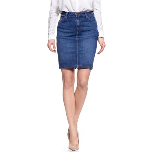 SPÓDNICA JEANSOWA LEE HIGH WAIST SKIRT TRUE BLUE L38QROPB 112108313 ze sklepu YouNeedit.pl w kategorii Spódnice - zdjęcie 180295406