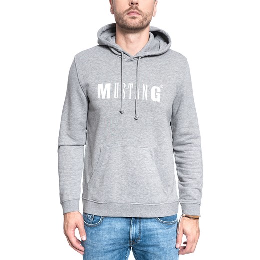 MUSTANG BLUZA Hoody MID GREY MELANGE 1006289 4140 Mustang XL YouNeedit.pl