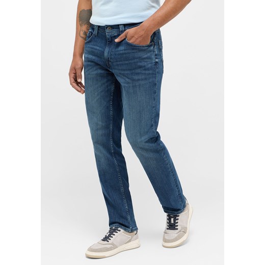 Męskie Spodnie Jeansowe MUSTANG Washington Straight Denim Blue 1015286 5000 883 ze sklepu YouNeedit.pl w kategorii Jeansy męskie - zdjęcie 180296308