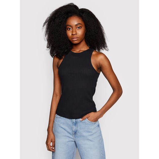 LEE RIBBED TANK DAMSKA BLUZKA NA RAMIĄCZKA BLACK L44QPJ0 112109957 ze sklepu YouNeedit.pl w kategorii Bluzki damskie - zdjęcie 180296345