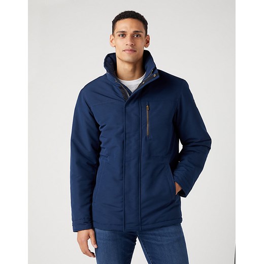WRANGLER BODYGUARD JACKET MĘSKA KURTKA ZIMOWA Z KAPTUREM CIEPŁA NAVY W40BWW114 ze sklepu YouNeedit.pl w kategorii Kurtki męskie - zdjęcie 180296388