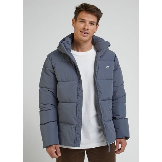 LEE PUFFER JACKET MĘSKA KURTKA ZIMOWA CIEPŁA NA ZIMĘ TAINT GREY 112341647 L87N015536 ze sklepu YouNeedit.pl w kategorii Kurtki męskie - zdjęcie 180296945