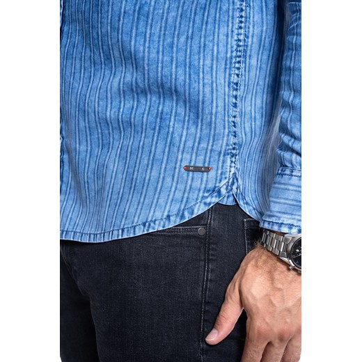 MĘSKA KOSZULA MATERIAŁOWA MUSTANG CLEMENS KC D-STRIPE 1008984 11556 Mustang M YouNeedit.pl