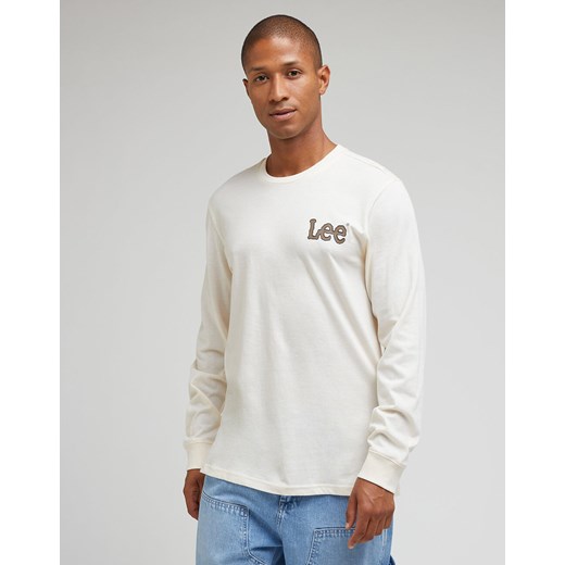 LEE ESSENTIAL TEE LONGSLEVE MĘSKA KOSZULKA Z DŁUGIM RĘKAWE ECRU 112342483 LL97016990 ze sklepu YouNeedit.pl w kategorii T-shirty męskie - zdjęcie 180297478