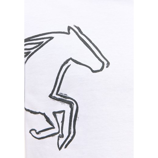 MĘSKA KOSZULKA MUSTANG Austin T-shirt NADRUK LOGO Bright White 1015056 2007 Mustang L YouNeedit.pl