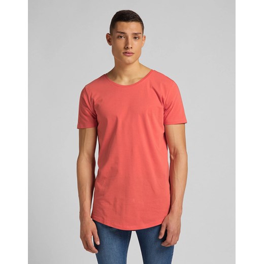 MĘSKI T-SHIRT LEE ELONGATED TEE WASHED RED L62JEPQM 112114659 ze sklepu YouNeedit.pl w kategorii T-shirty męskie - zdjęcie 180297757