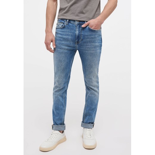 MUSTANG Frisco Skinny Męskie Spodnie Jeansowe Denim Blue 1014243 5000 403 ze sklepu YouNeedit.pl w kategorii Jeansy męskie - zdjęcie 180298039