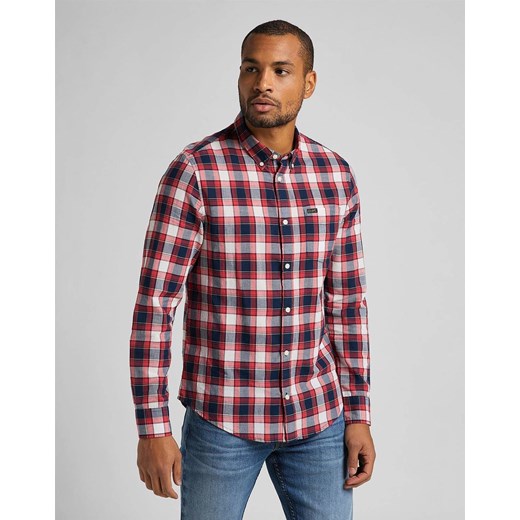 KOSZULA MĘSKA LEE BUTTON DOWN AURORA RED L880KSNV 112123225 ze sklepu YouNeedit.pl w kategorii Koszule męskie - zdjęcie 180298398