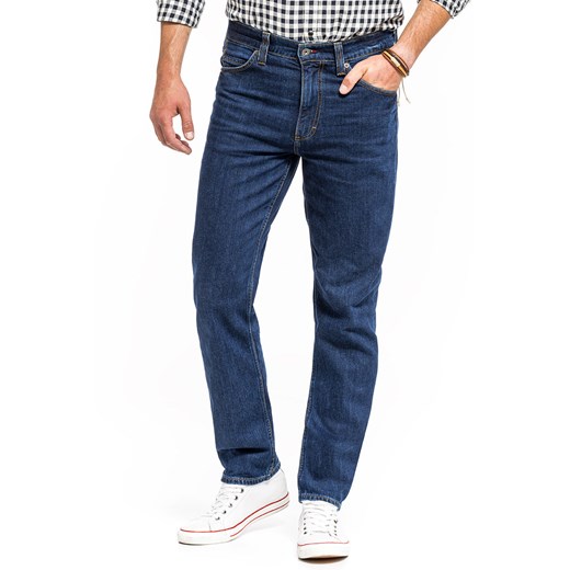 MUSTANG TRAMPER TAPERED MĘSKIE SPODNIE JEANSOWE JEANSY DENIM BLUE 1014044 5000 980 ze sklepu YouNeedit.pl w kategorii Jeansy męskie - zdjęcie 180298407
