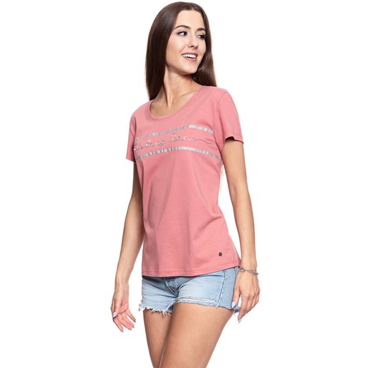 MUSTANG T SHIRT DAMSKI Alina C Print Canyon Rose 1008945 8187 ze sklepu YouNeedit.pl w kategorii Bluzki damskie - zdjęcie 180298409