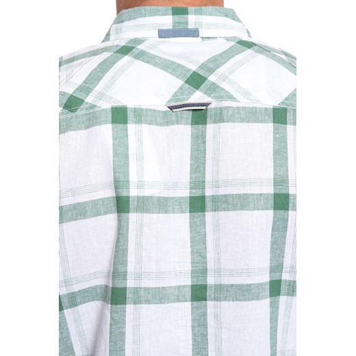 MĘSKA KOSZULA MATERIAŁOWA MUSTANG CLEMENS LINEN CHECK 1009584 11749 Mustang M YouNeedit.pl