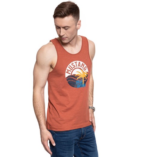 MUSTANG T SHIRT Axel Print 1009541 7103 ze sklepu YouNeedit.pl w kategorii T-shirty męskie - zdjęcie 180298579