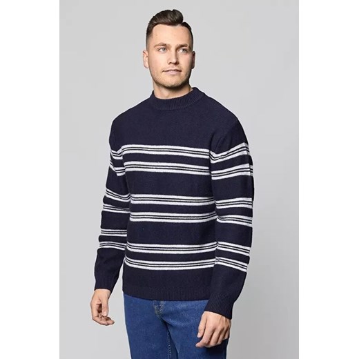 LEE HIGH NECK SEAS KNIT MĘSKI SWETER NIGHT SKY L83HLHSJ 112122362 ze sklepu YouNeedit.pl w kategorii Swetry męskie - zdjęcie 180298686