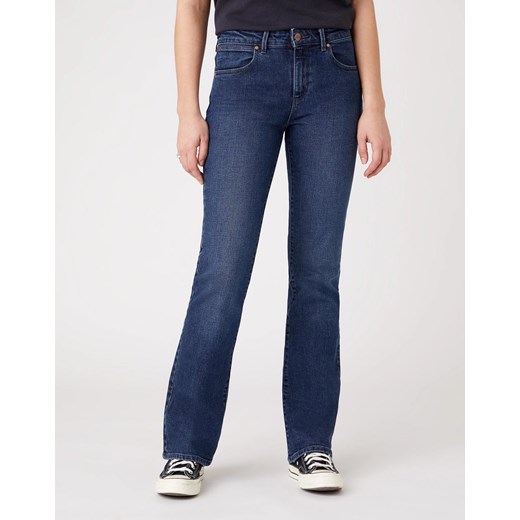 SPODNIE DAMSKIE WRANGLER BOOTCUT BONFIRE BLUE W28BHN34K 112128219 ze sklepu YouNeedit.pl w kategorii Jeansy damskie - zdjęcie 180299045