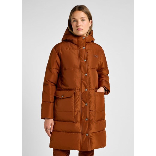 LEE DAMSKA KURTKA LONG PUFFER JACKET CLOVE 112355178 LI54016312 ze sklepu YouNeedit.pl w kategorii Kurtki damskie - zdjęcie 180299236