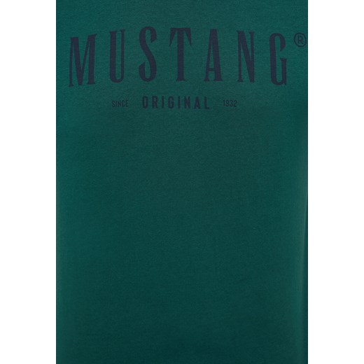 MĘSKA KOSZULKA MUSTANG T-shirt LOGO NADRUK Alex C Print June Bug 1014445 6485 Mustang S YouNeedit.pl
