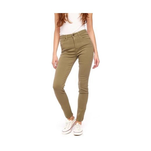 LEE Scarlett Ultra HiGH LICHEN GREEN L30LMY82 112106508 ze sklepu YouNeedit.pl w kategorii Spodnie damskie - zdjęcie 180299407