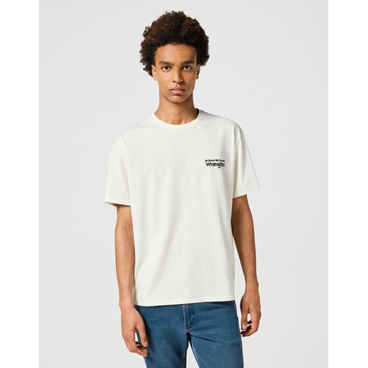 WRANGLER GRAPHIC TEE MĘSKA KOSZULKA T-SHIRT VINTAGE WHITE 112357347 W751008617 ze sklepu YouNeedit.pl w kategorii T-shirty męskie - zdjęcie 180299726