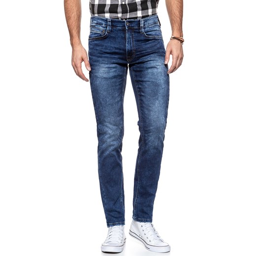 SPODNIE MĘSKIE MUSTANG Oregon Tapered K DENIM BLUE 1006064 5000 683 ze sklepu YouNeedit.pl w kategorii Jeansy męskie - zdjęcie 180299826