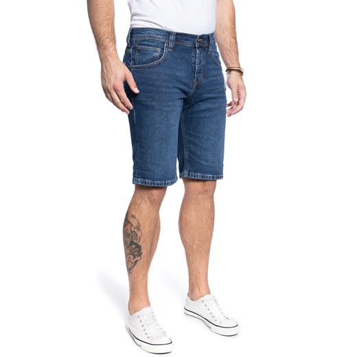 MUSTANG Chicago Short DENIM BLUE 1005417 5000 312 ze sklepu YouNeedit.pl w kategorii Spodenki męskie - zdjęcie 180299828
