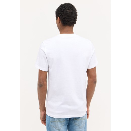 MĘSKA KOSZULKA MUSTANG Austin T-shirt NADRUK LOGO Bright White 1015056 2007 Mustang L YouNeedit.pl