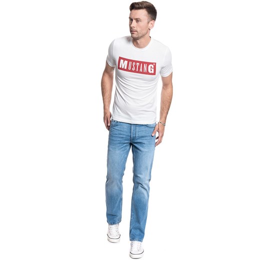 MUSTANG TSHIRT Alex C LOGO Tee CLOUD DANCER 1009738 2020 Mustang L YouNeedit.pl