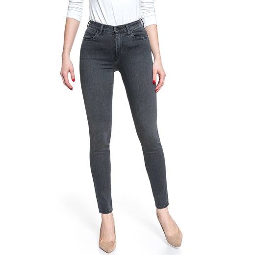 WRANGLER HIGH RISE SKINNY SOFT GREY W27HUR19L 112128131 ze sklepu YouNeedit.pl w kategorii Jeansy damskie - zdjęcie 180300065