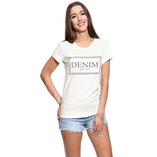 MUSTANG T SHIRT DAMSKI Alexia C Print 1009054 2020 ze sklepu YouNeedit.pl w kategorii Bluzki damskie - zdjęcie 180300708