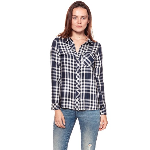 KOSZULA WRANGLER FLUID SHIRT NAVY W5239SL35 112129345 ze sklepu YouNeedit.pl w kategorii Koszule damskie - zdjęcie 180300756