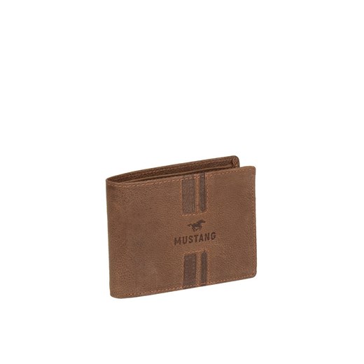 MUSTANG ASTI WALLET MĘSKI SKÓRZANY PORTFEL PREMIUM POJEMNY NA KARTY SKÓRA BROWN 06.101001 ze sklepu YouNeedit.pl w kategorii Portfele męskie - zdjęcie 180301078