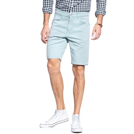 MĘSKIE SZORTY JEANSOWE WRANGLER 5 POCKET SHORT MIST BLUE W14CKD078 112126595 Wrangler W32 YouNeedit.pl